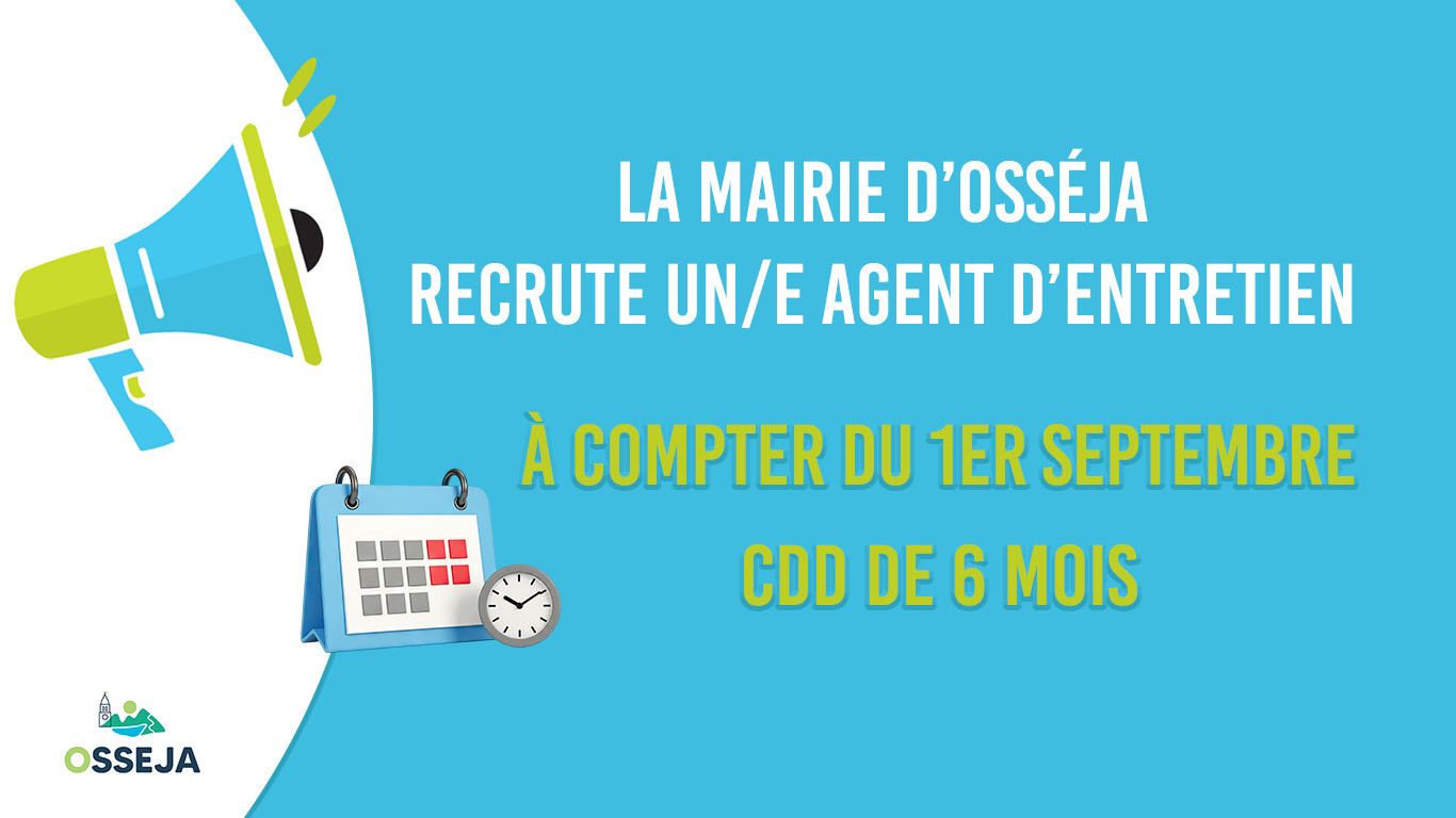 OFFRE AGENT D&rsquo;ENTRETIEN
