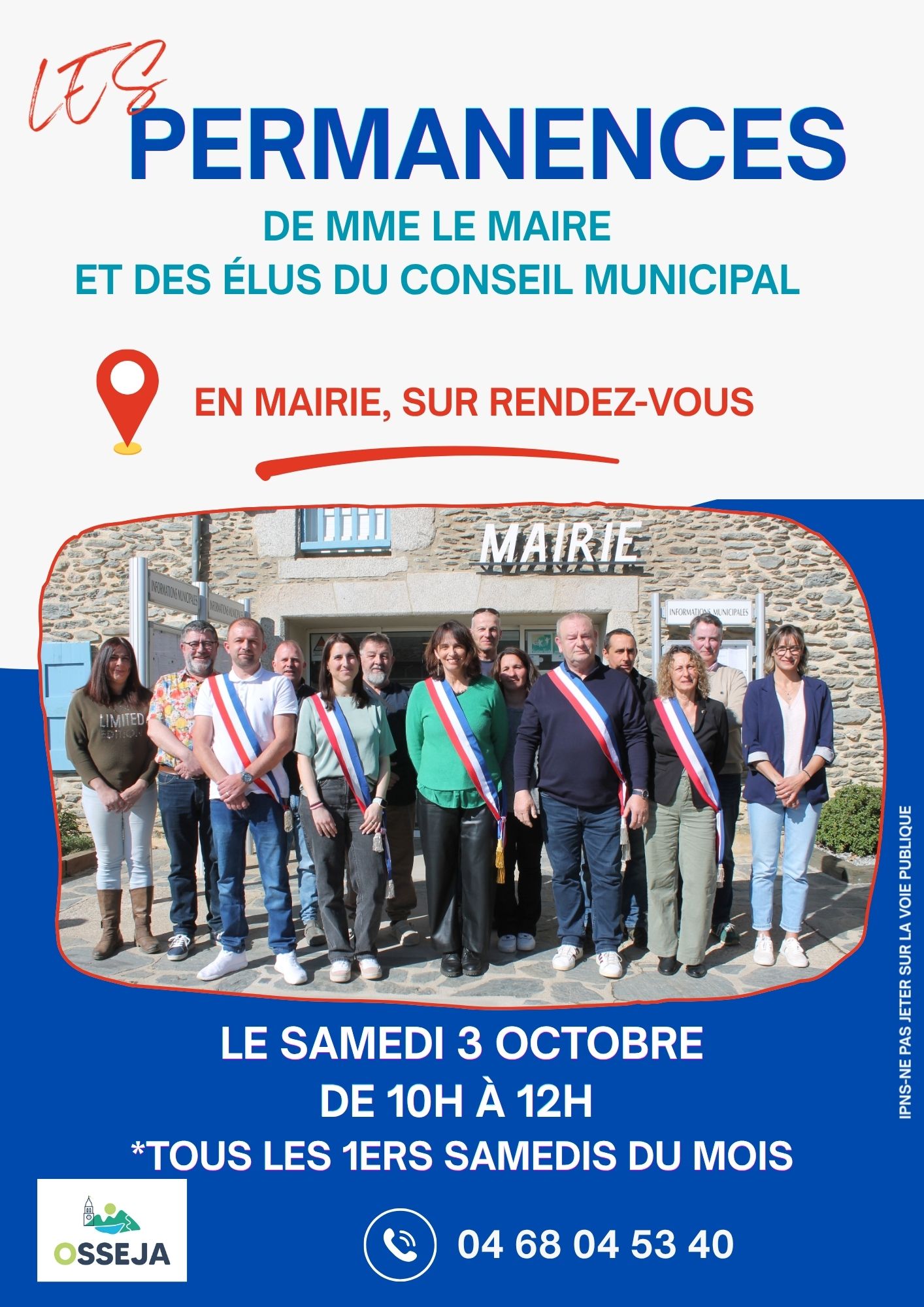 Permanences du conseil municipal